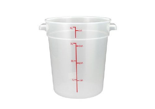 FOOD CONTAINE 4 QT.TRANS POLY