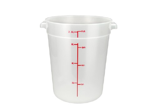 FOOD CONTAINE 8 QT.TRANS POLY