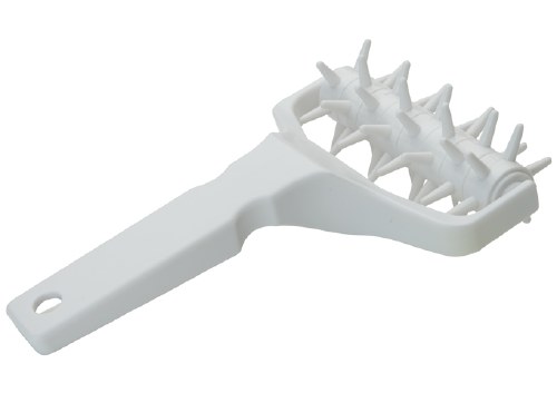Winco RD-5P Plastic Dough Roller Docker, White, 5"