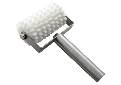 Winco RD-8 Stainless Steel Dough Roller Docker, 8"