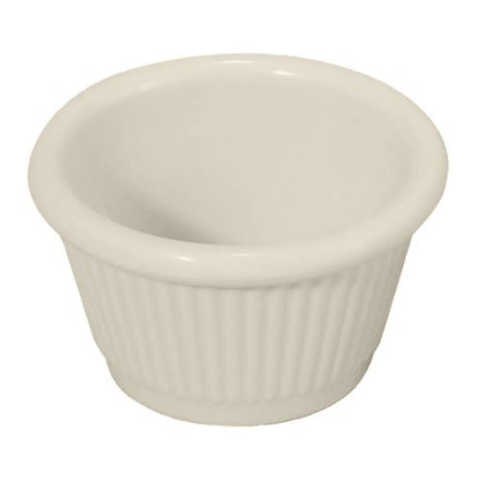 RAMEKIN, FLUTED, 3 OZ, BONE