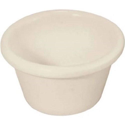 Winco RP-3B Melamine Ramekin, Smooth, Bone, 12 Pc, 3 Oz