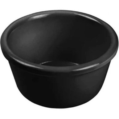 Winco RP-3K Melamine Ramekin, Smooth, Black, 12 Pc, 3 Oz