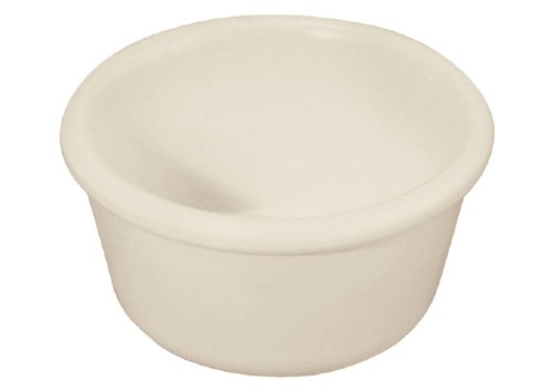 Winco RP-4B Melamine Ramekin, Smooth, Bone, 12 Pc, 4 Oz