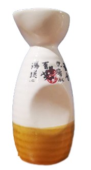 SAKE BOTTLE 5OZ CALLIGRAP,6/72