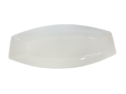 18" OVAL PORCELAIN PLATE,3/18