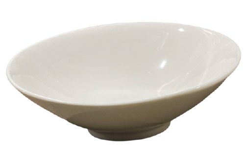 9" SLANTED PORCELAIN BOWL,3/24