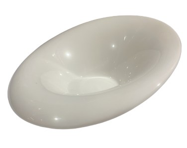 BOWL 10" WIDE RIM PORCELAIN