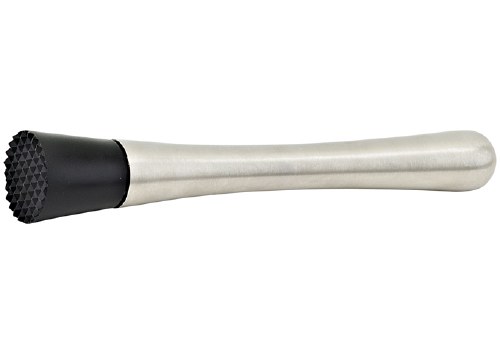 Winco SBM-8N Stainless Steel Muddler, Netted Head, 8"