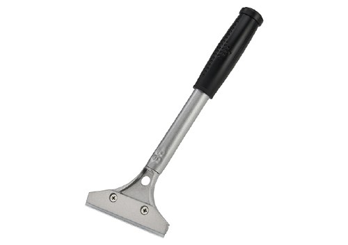 Winco SCRP-12 Aluminum Grill Scraper, Black Handle, 4" Blade