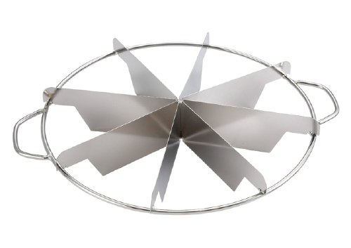 Winco SCU-8 Stainless Steel Pie Cutter, 8 Slices