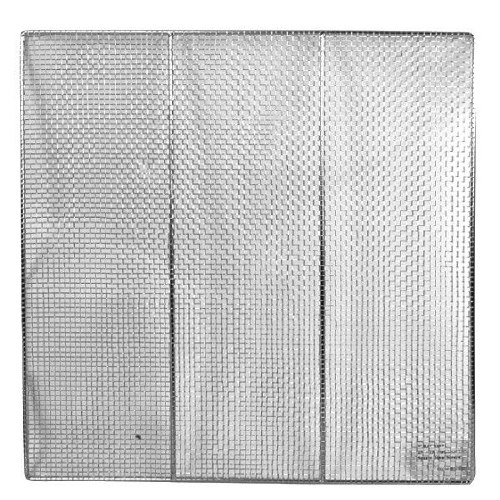 Thunder Group SLRACK0019 Stainless Steel Donut Screen, Square, 19"