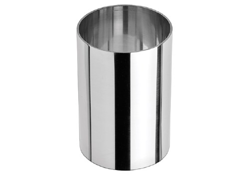 Winco SPM-23R Stainless Steel Round Pastry Mold, 2" Diameter X 3" Height
