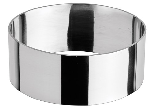 Winco SPM-31O Stainless Steel Oval Pastry Mold, 3"