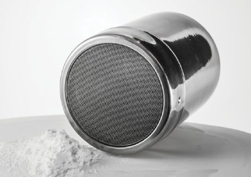 Winco SSD-10 Stainless Steel Powdered Sugar Dispenser, 10 Oz