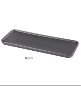 BLACK Rectangular PlatE 1PC
