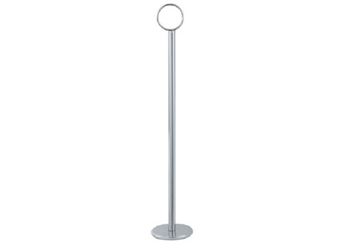 Winco TBH-12 Stainless Steel Table Number Holder, 12"