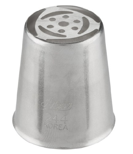 Ateco 244 Stainless Steel Piping Tip, Russian, Large Base Size, 0.981" Opening