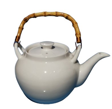TEA POT 35 OZ PORCELAIN