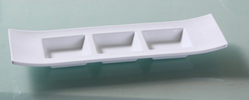 TRIPLE DIVIDED DISH 11.5"X3.5"