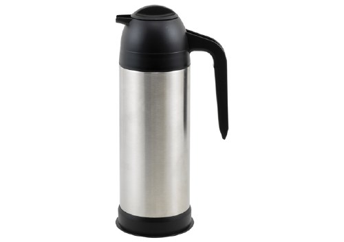 Winco VSS-33 Stainless Steel Coffee/Cream Server, Double Wall, Vacuum Insulation, 33 Oz