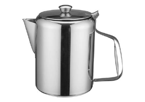 Winco W632 Stainless Steel Beverage Server, Short Spout, 32 Oz