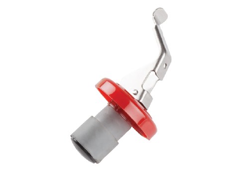 Winco WBS-R Thermoplastic Cork Wine Bottle Stopper, Red