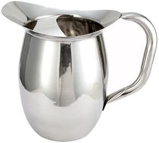 PITCHER 3 QT S/S BELL/NO GUARD