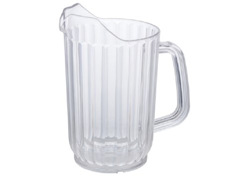 Winco WPC-32 Polycarbonate Water Pitcher, Clear, 32 Oz