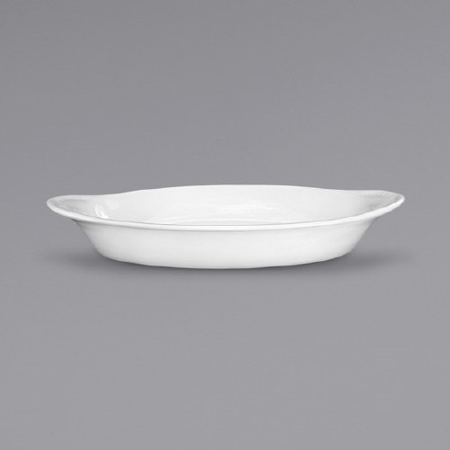 ITI WRO-12-EW Stoneware Rarebit, Oval, European White, 12 Oz, 36 Per Case