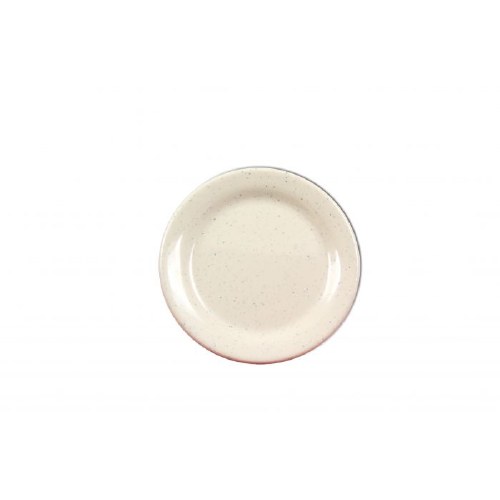 Thunder Group AD106WS Melamine Bread Plate, San Marino, Round, Ivory, 6.25" Diameter, Box of 12