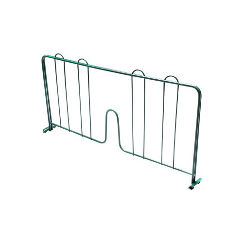 Thunder Group CMDE018 Epoxy Pressure-Fit Shelf Divider, Green, 18"
