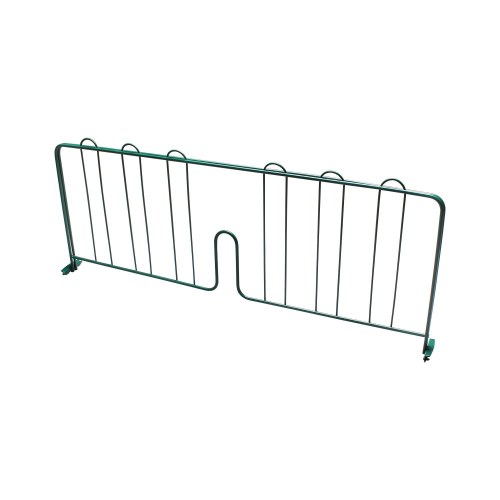 Thunder Group CMDE024 Epoxy Pressure-Fit Shelf Divider, Green, 24"