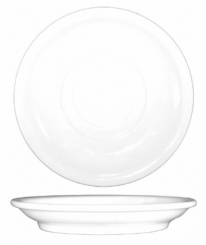 ITI DO-36 Porcelain Saucer (fits DO-37), Dover, 4.75" Diameter, Case of 36