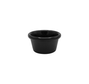 Ramekin Fluted BLK 1.5oz