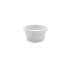 Ramekin Fluted White 3oz