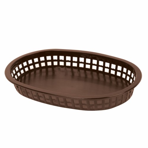 Thunder Group PLBK1034B Polypropylene Basket, Brown, 10.75" X 7"