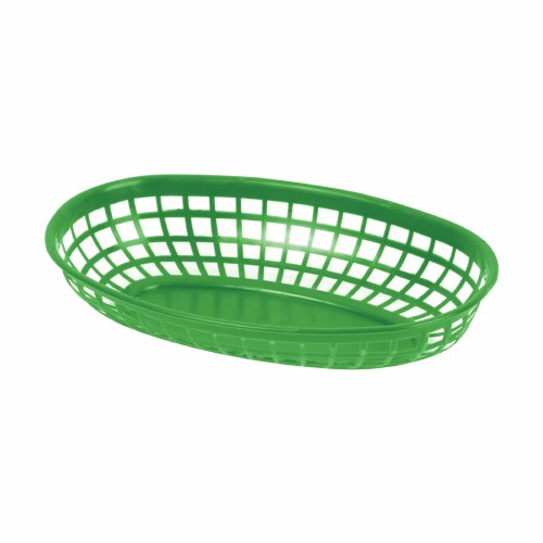 Thunder Group PLBK938G Polypropylene Basket, Green, 9.25" X5.75"