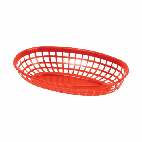 Thunder Group PLBK938R Polypropylene Basket, Red, 9.25" X 5.75"