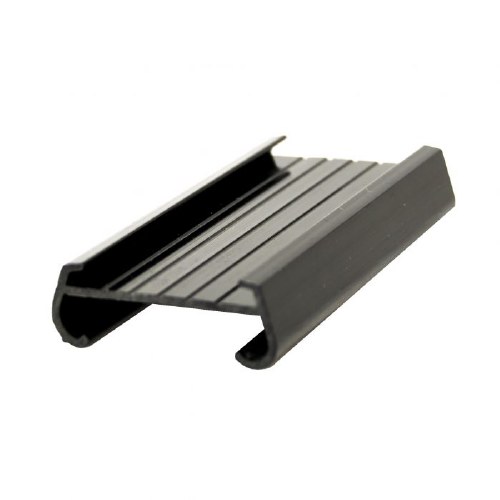 Thunder Group PLSL006BK PVC Shelf Label, Black, 4 Pack, 6"
