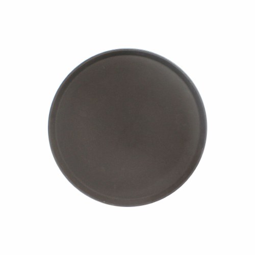 Thunder Group PLST1100BR Polypropylene Tray, Non-Slip, Round, Brown, 11" Diameter