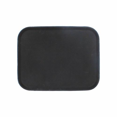 Thunder Group PLST1418BL Polypropylene Tray, Non-Slip, Black, 14" X 18"