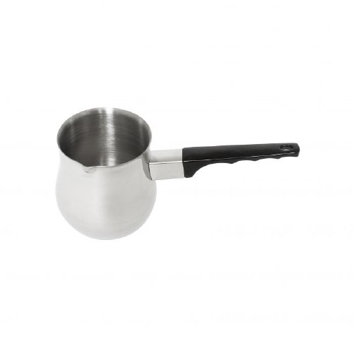 Thunder Group SLTCD024 Stainless Steel Turkish Coffee Decanter with Black Handle, 24 Oz