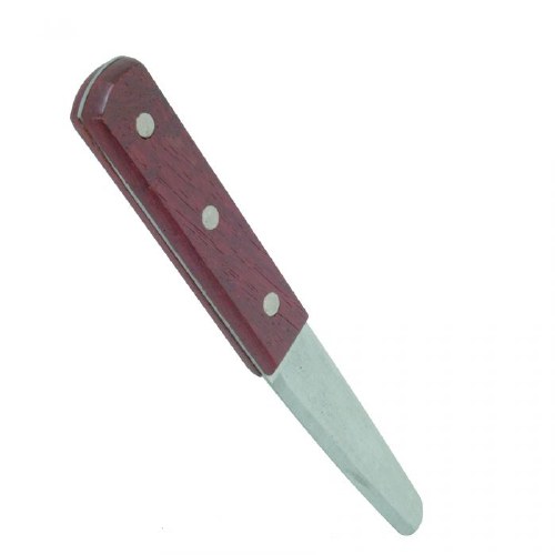 Thunder Group SLTWCK007 Stainless Steel Clam Knife with Wood Handle, 7.25"