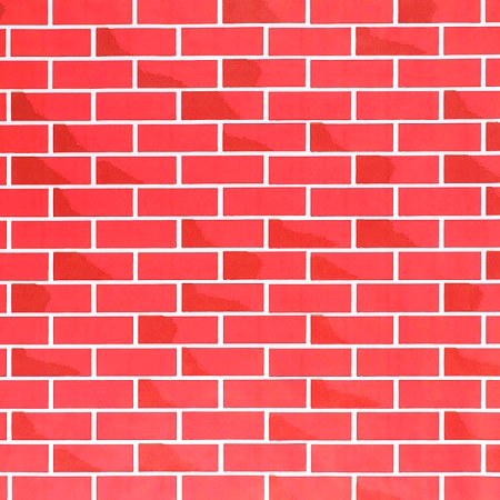 Red Brick Wall Fadeless Backing Paper Roll 3.7m x 1.2m