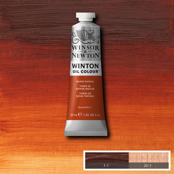 Winsor & Newton Winton Oil Paint 37ml Burnt Sienna