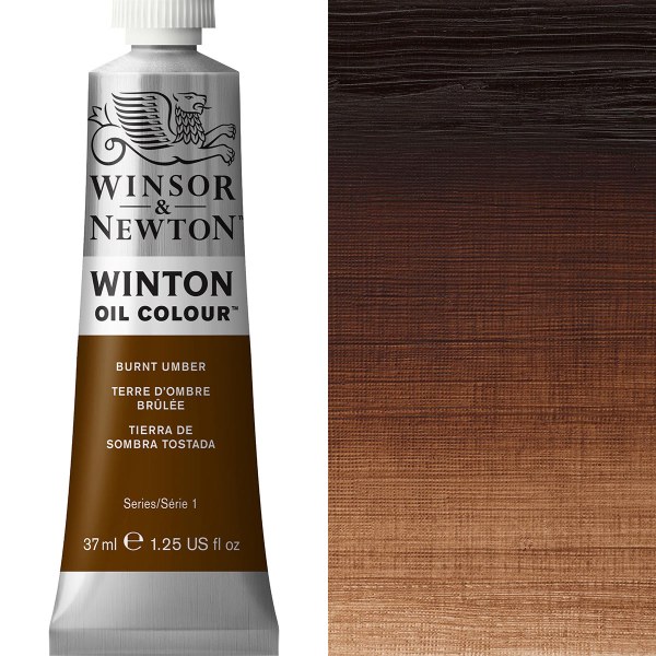 Winsor & Newton Winton Oil Paint 37ml Burnt Umber