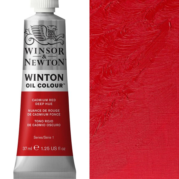 Winsor & Newton Winton Oil Paint 37ml Cadmium Red Deep