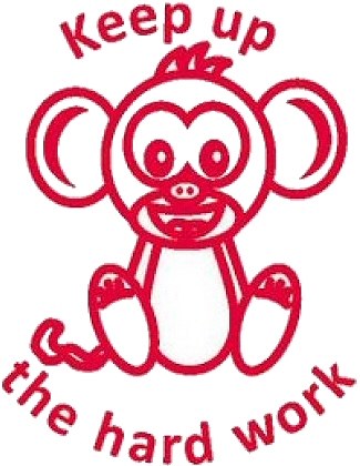 Self-Inking Stamper Keep up the Hard Work