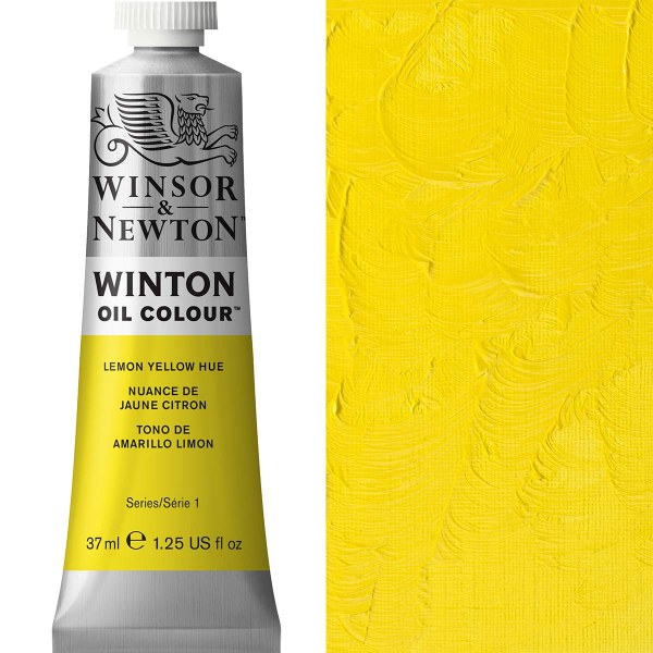 Winsor & Newton Winton Oil Paint 37ml Lemon Yellow